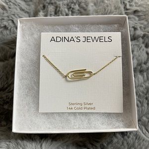 New* Adina's Jewels Paperclip Choker Necklace